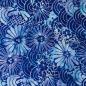 Preview: BLUE - On the Docks - Batikstoff aus Indonesien
